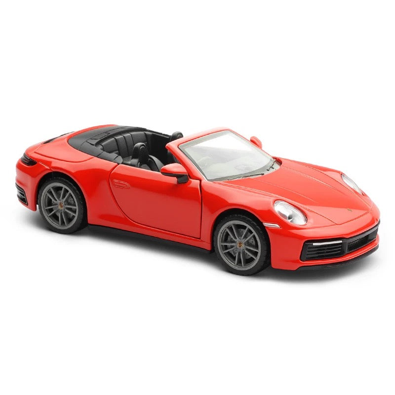 1:32 Porsche Cayenne 911 Carrera convertible sports car model