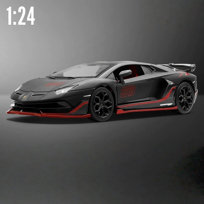 1:24 Lamborghini SVJ63 racing car model