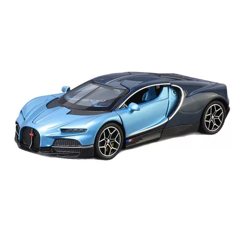 Bugatti alloy with sound and light return 1:32