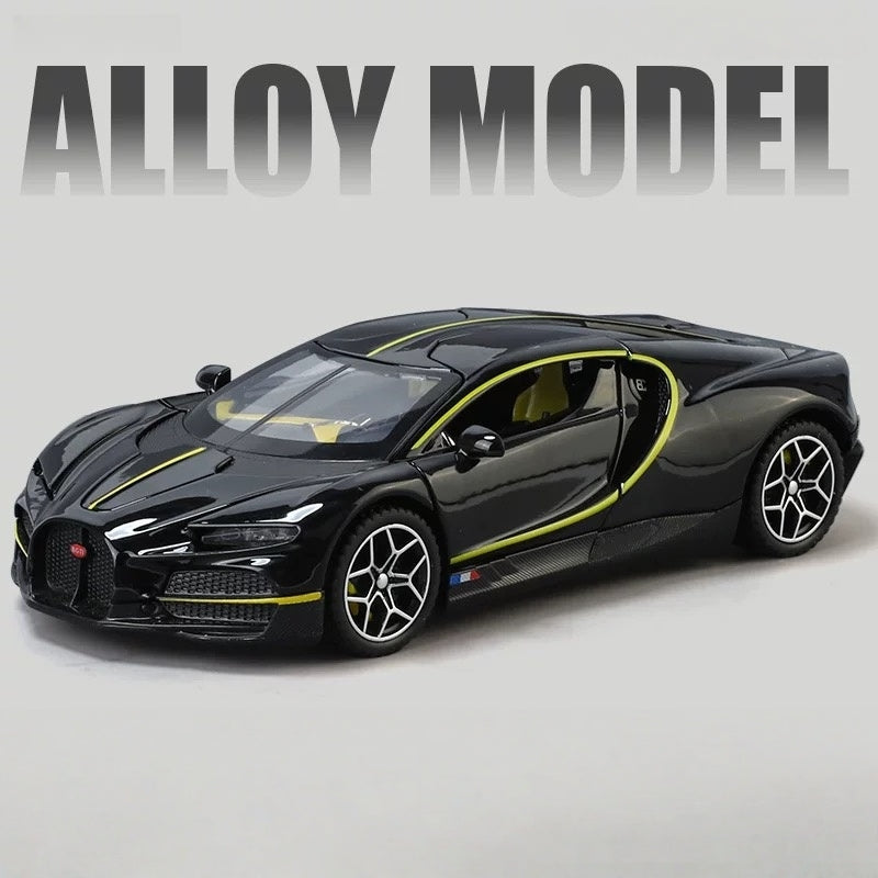 Bugatti alloy with sound and light return 1:32