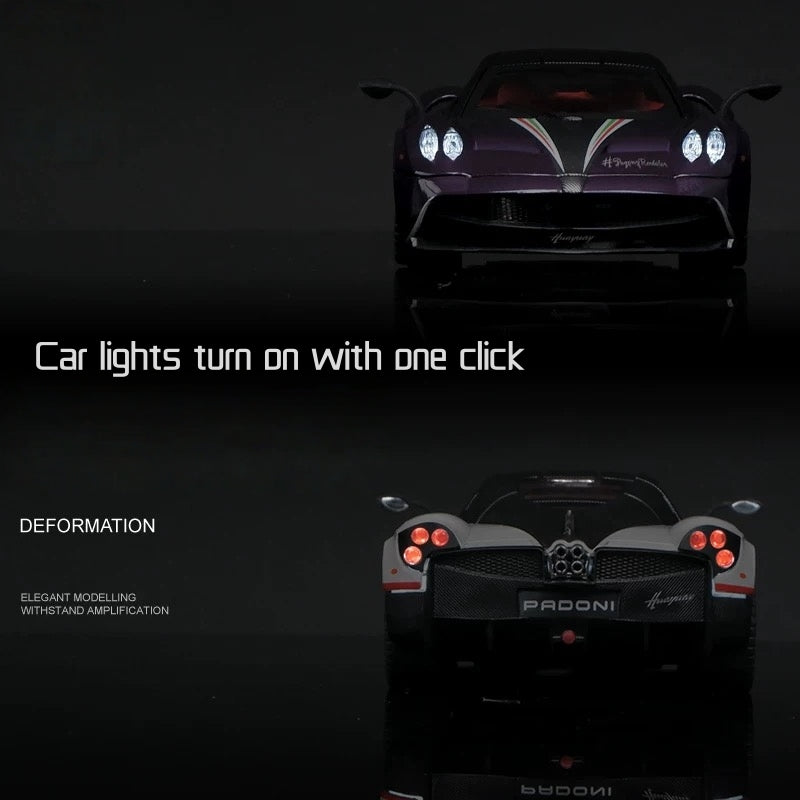 Pagani Huayra Diecast Model 1:24 - Detailed Opening Parts, Collector’s Display Replica