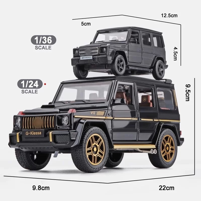 Mercedes Benz AMG G63 1:24 Alloy car model simulation function