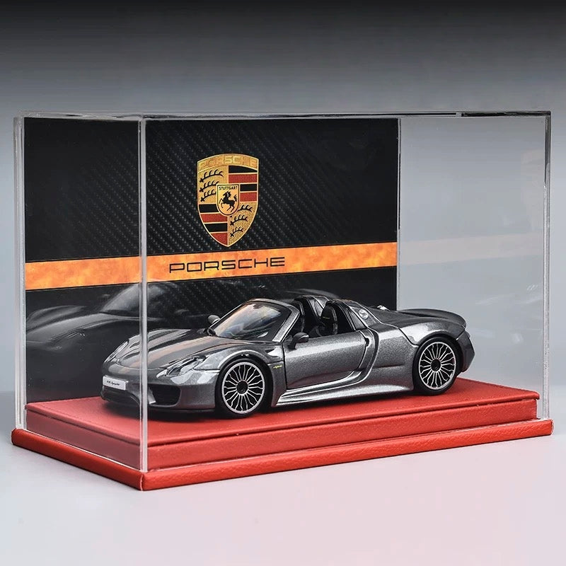 Porsche 918 Spyder Hybrid Hypercar 1:24 Diecast Model - Detailed Engine & Opening Doors